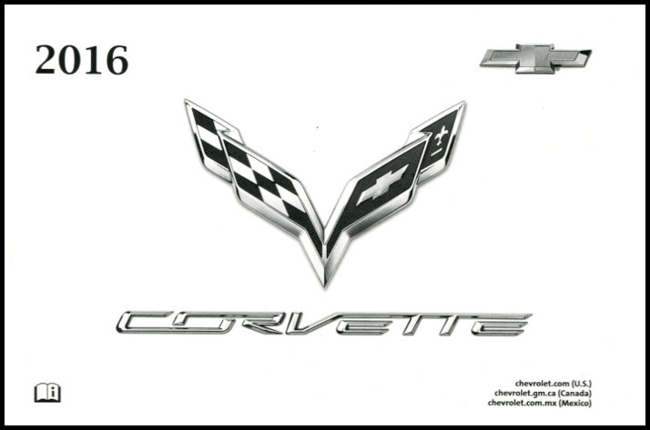 view cover of 2016 Corvette Owners Manual by Chevrolet