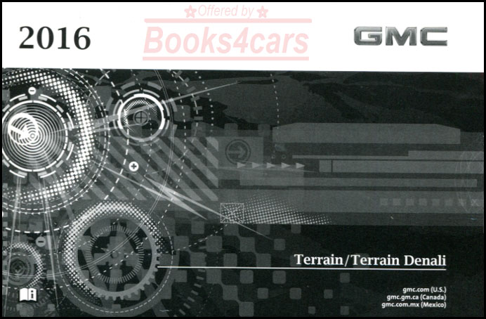 view cover of 2016 Terrain & Terrain Denali owners manual by GMC