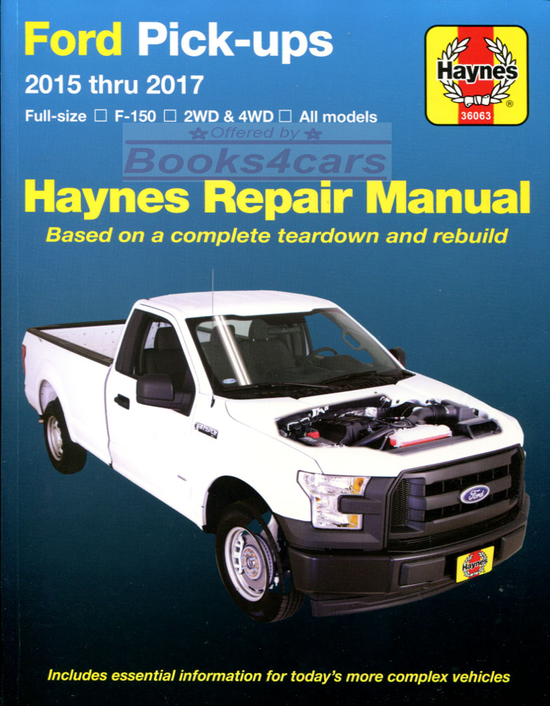 view cover of 2015-2020 Ford F150 2WD & 4WD Gasoline Shop Service Repair Manual by Haynes 352 pgs