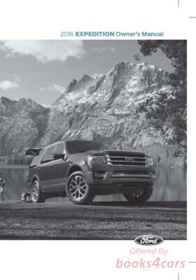 view cover of 2016 Expedition Owners Manual By Ford