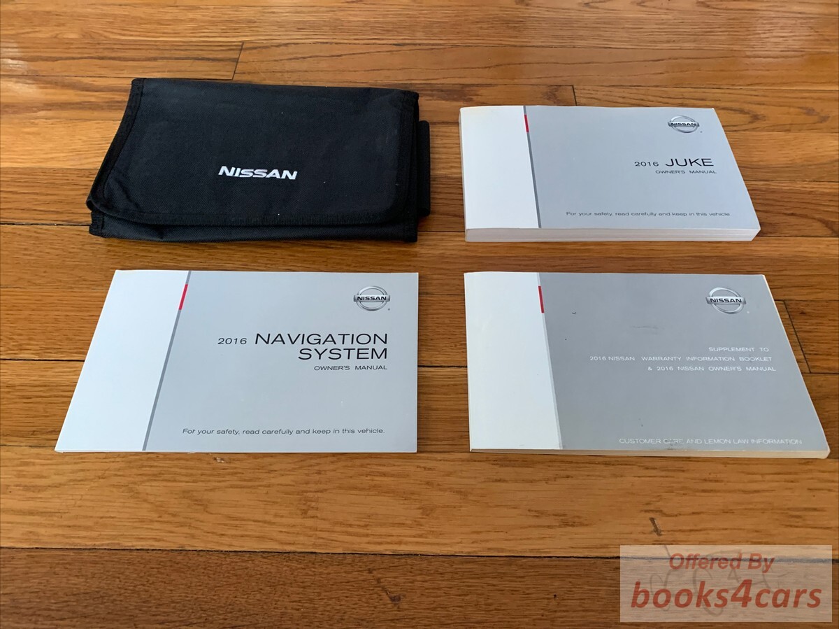 view cover of 2016 Juke owners manual by Nissan