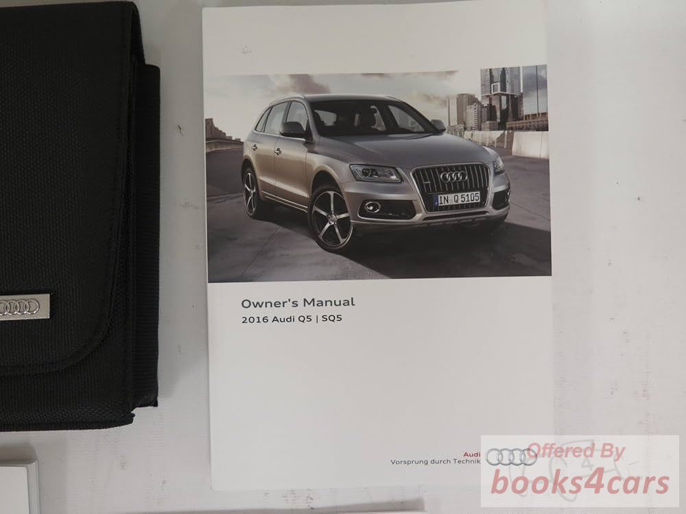 view cover of 2016 Q5 Owners Manual by Audi