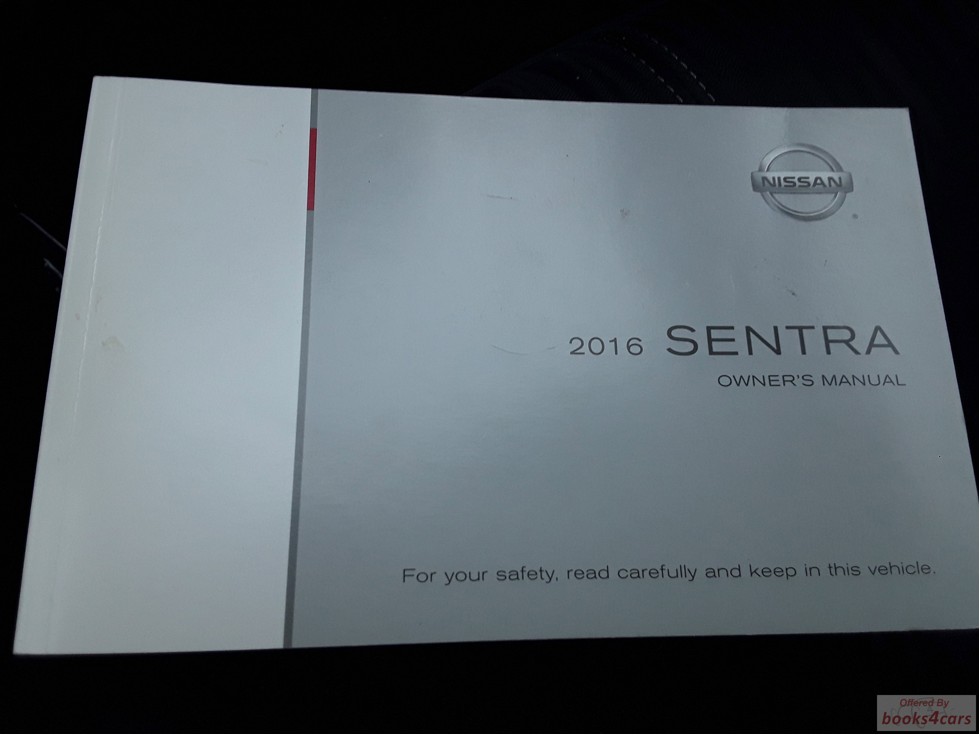 view cover of 2016 Sentra owners manual by Nissan