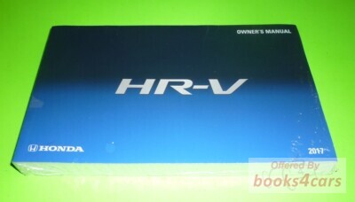 view cover of 2017 HRV HR-V owners manual by Honda