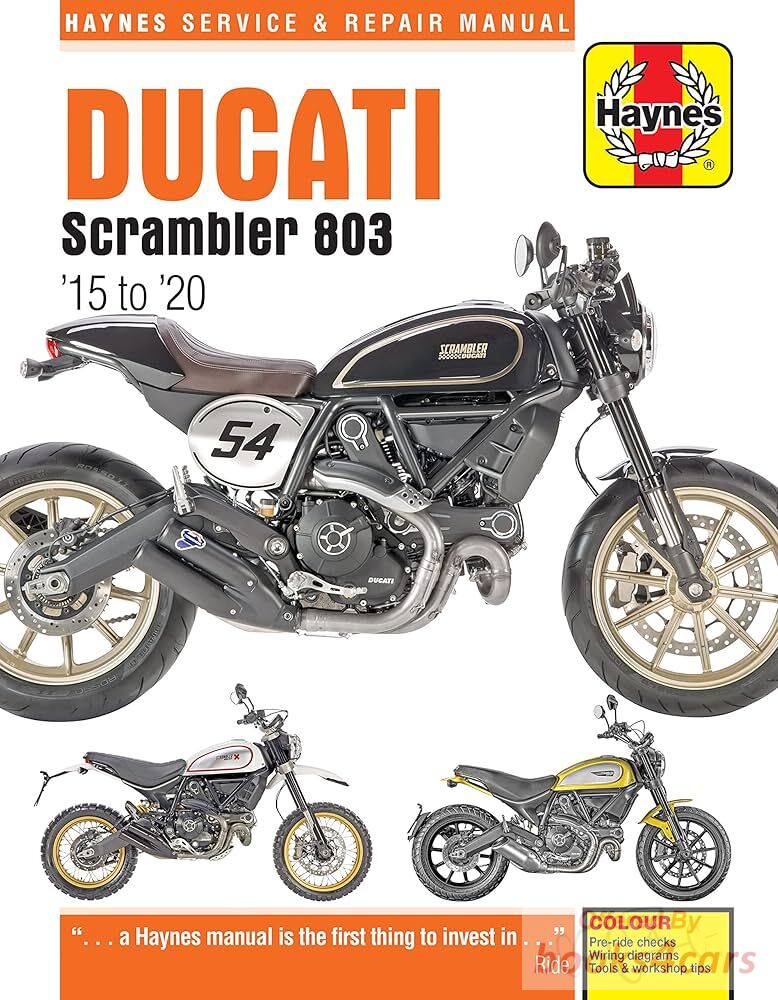 view cover of 2015-2020 Ducati 803 Scrambler Shop Service Repair Manuals by Haynes