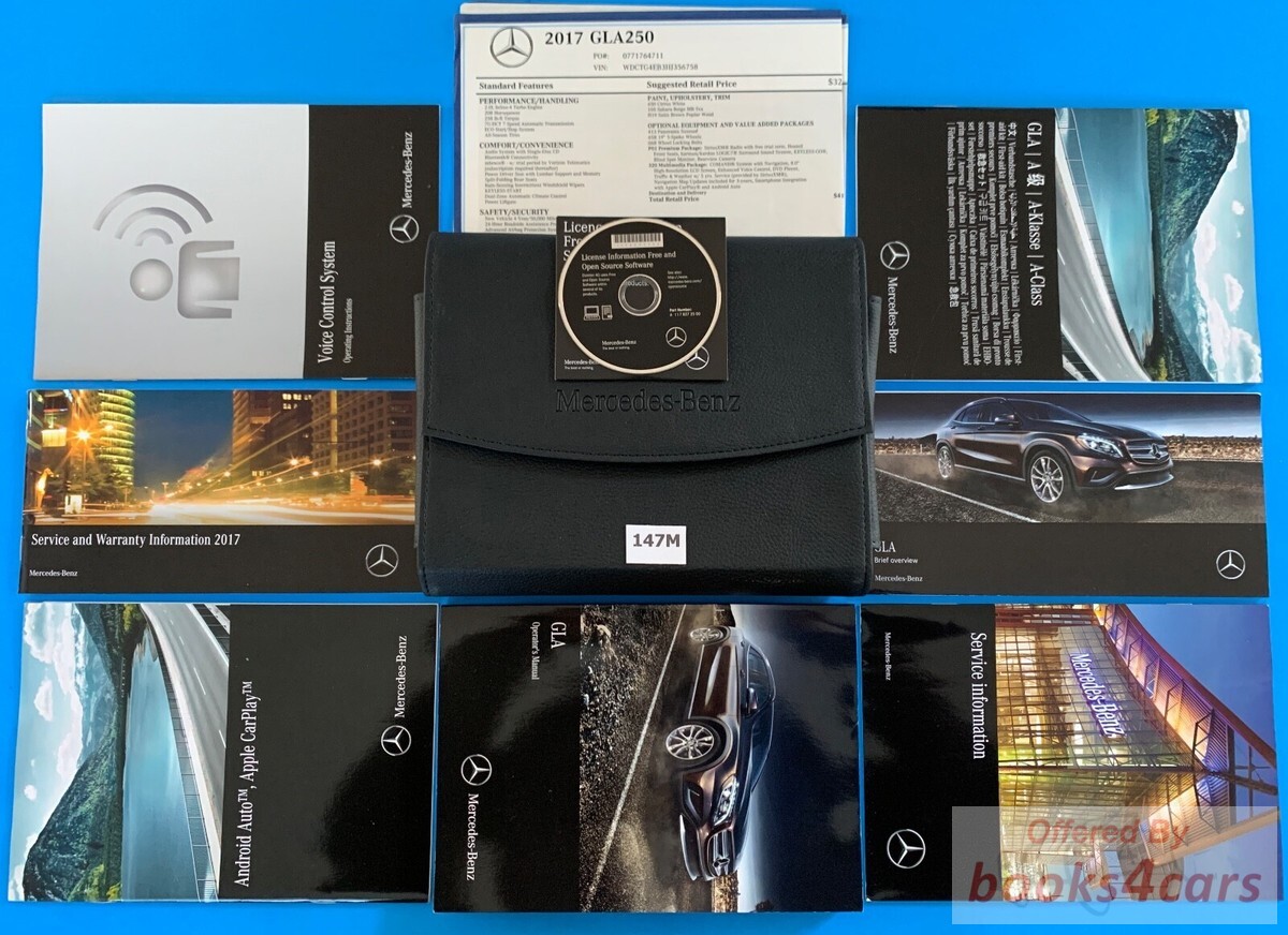 view cover of 2017 GLA Owners Manual by Mercedes