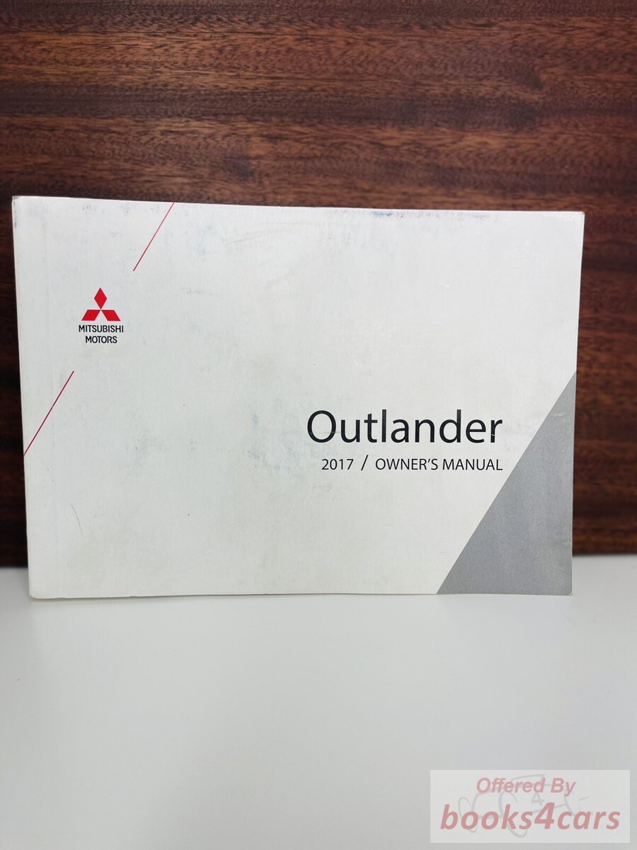 view cover of 2017 Outlander owners manual by Mitsubishi
