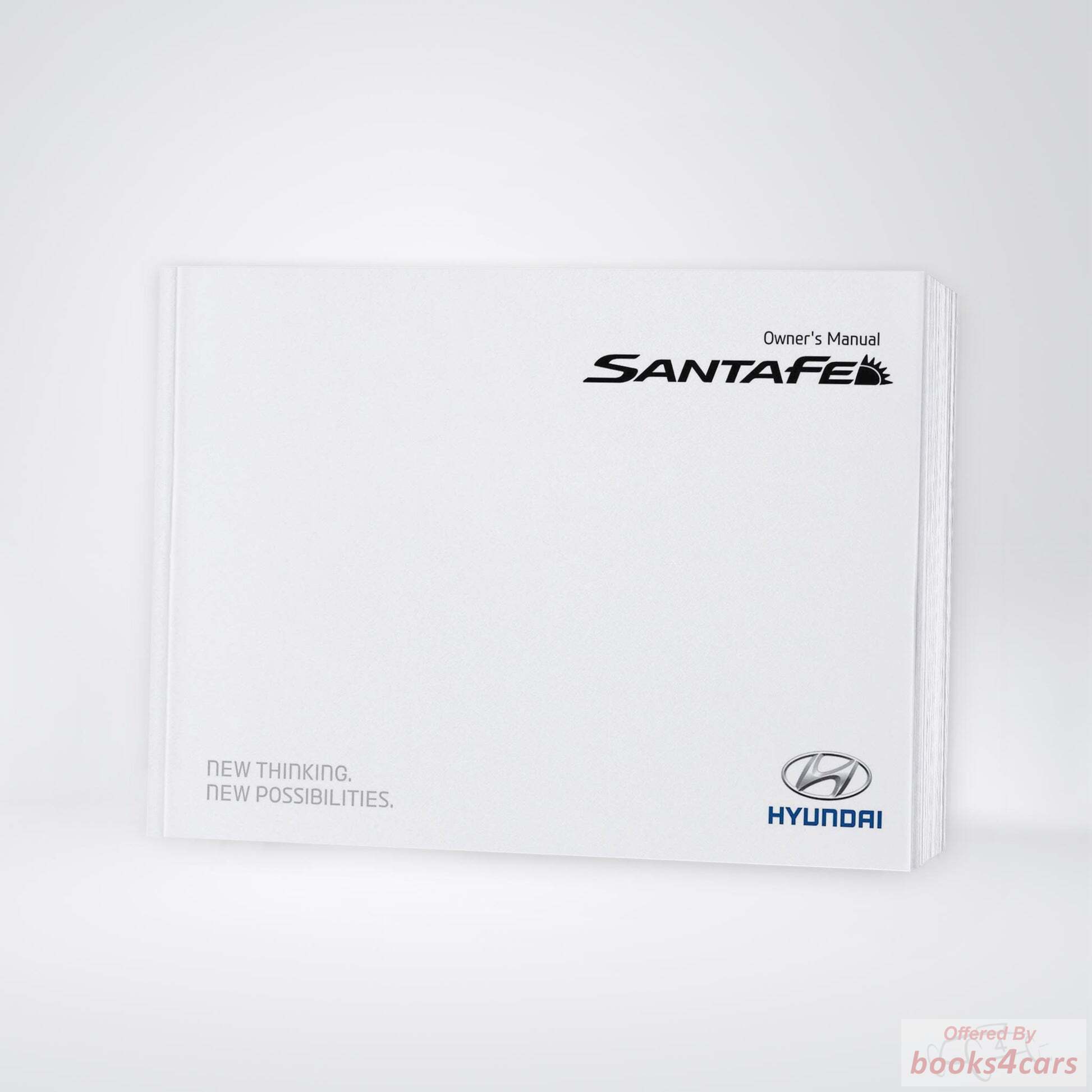 view cover of 2017 Santa Fe owners manual by Hyundai for SantaFe