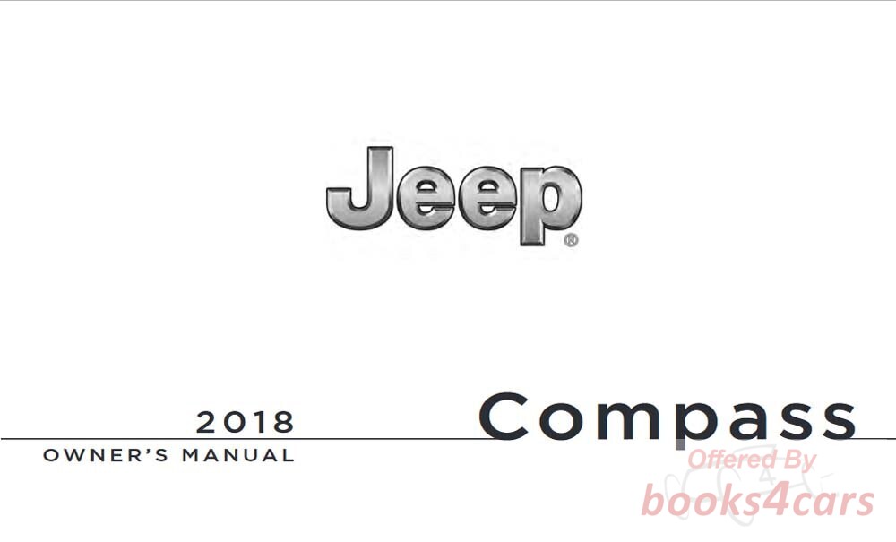 view cover of 2018 Compass owners manual by Jeep