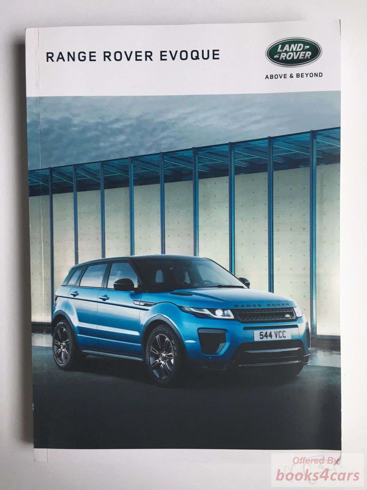 view cover of 2018 Range Rover Evoque Owners manual by Land Rover