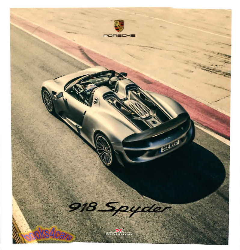 view cover of Porsche 918 Spyder 215 pages hardcover limited edition of 1,800