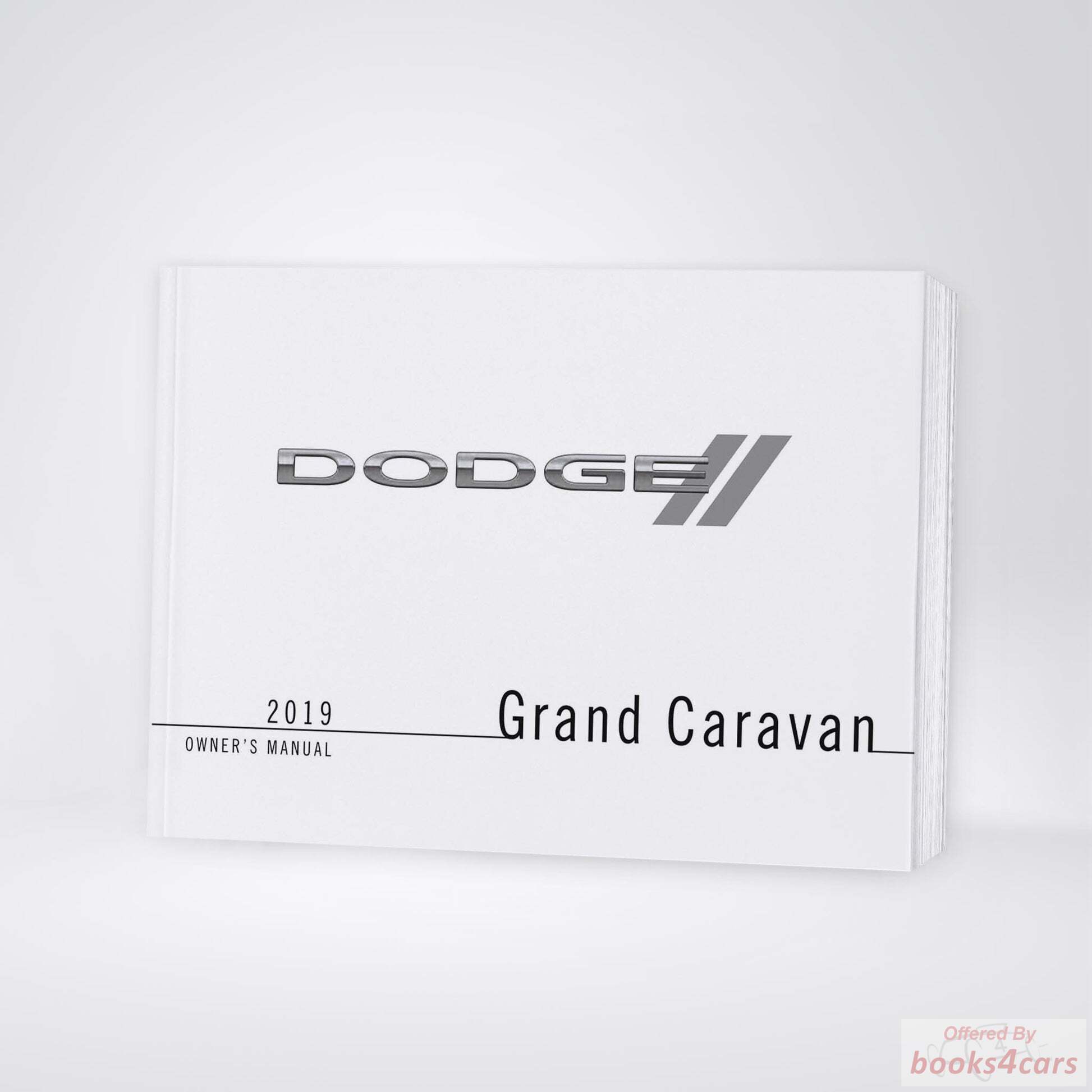 view cover of 2019 Grand Caravan Owners Manual by Dodge