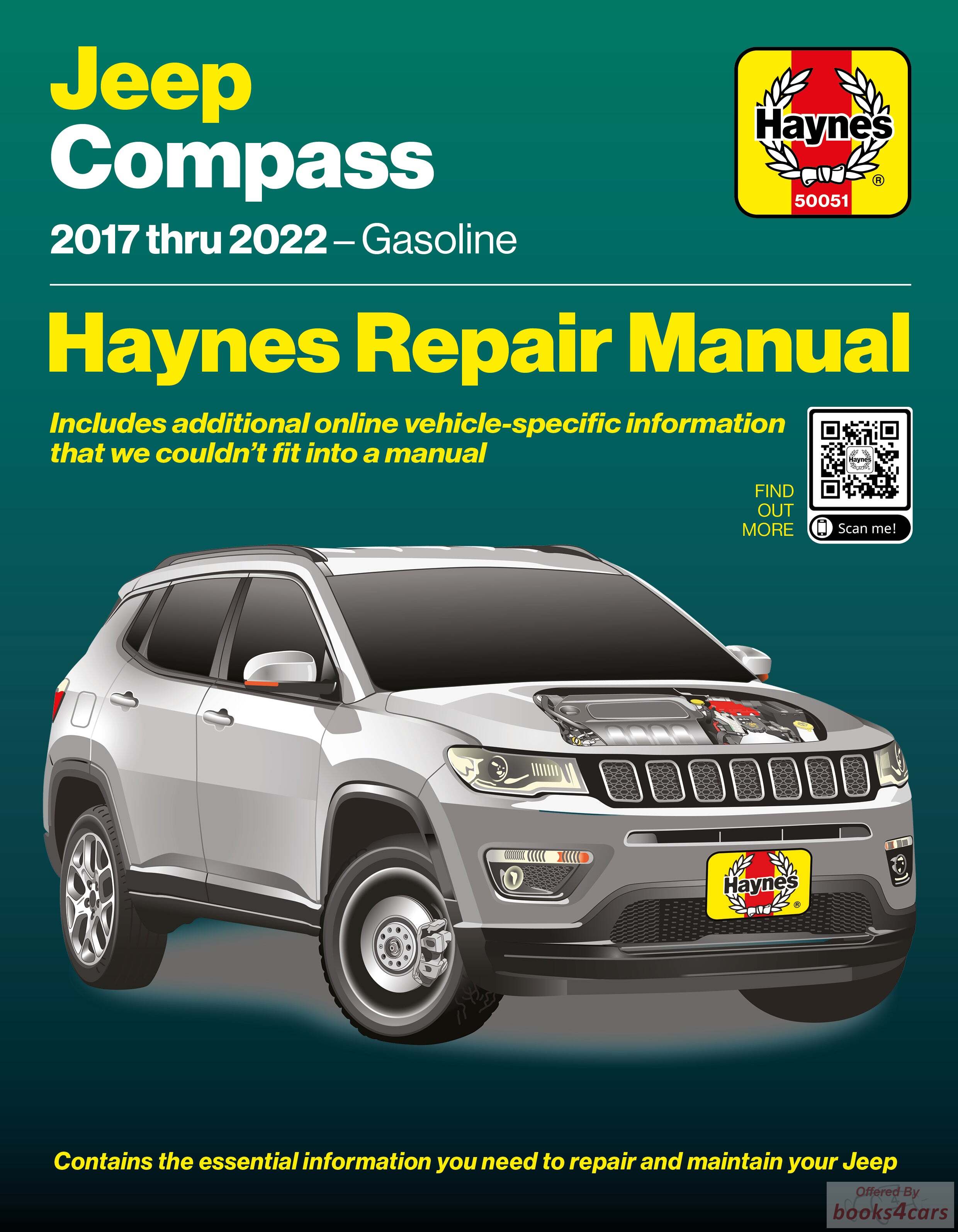 view cover of 2017-2022 Jeep Compass Shop Service Repair Manual by Haynes