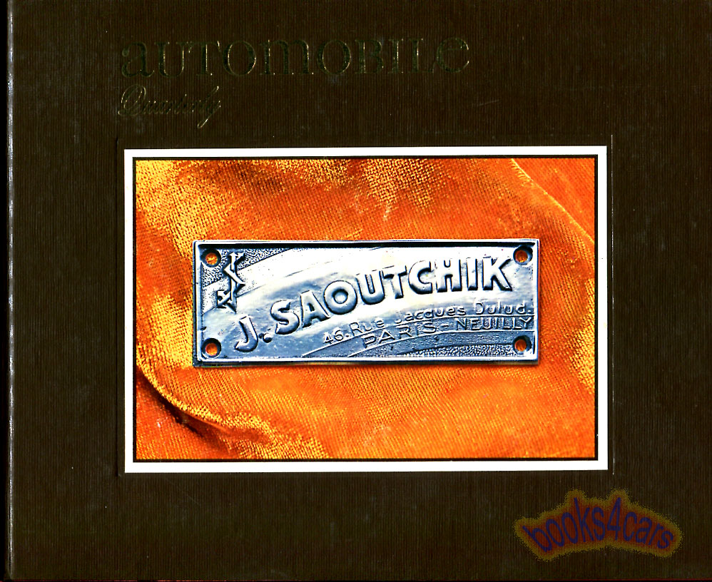 view cover of Volume 09, Issue 3 of Automobile Quarterly featuring ; the designs and coachwork of J. Saotchik, Kaiser-Frazer, Intermeccanica, Kissel