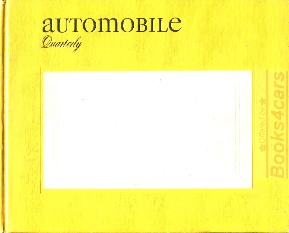 view cover of Volume 09, Issue 4 of Automobile Quarterly featuring Pininfarina Modulo, Hudson, Datsun 240Z.