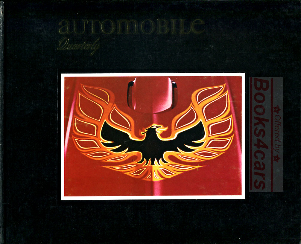 view cover of Volume 15, Issue 3 of Automobile Quarterly featuring Firebird Trans Am, De Dion, Maserati 450 S, Invicta & others