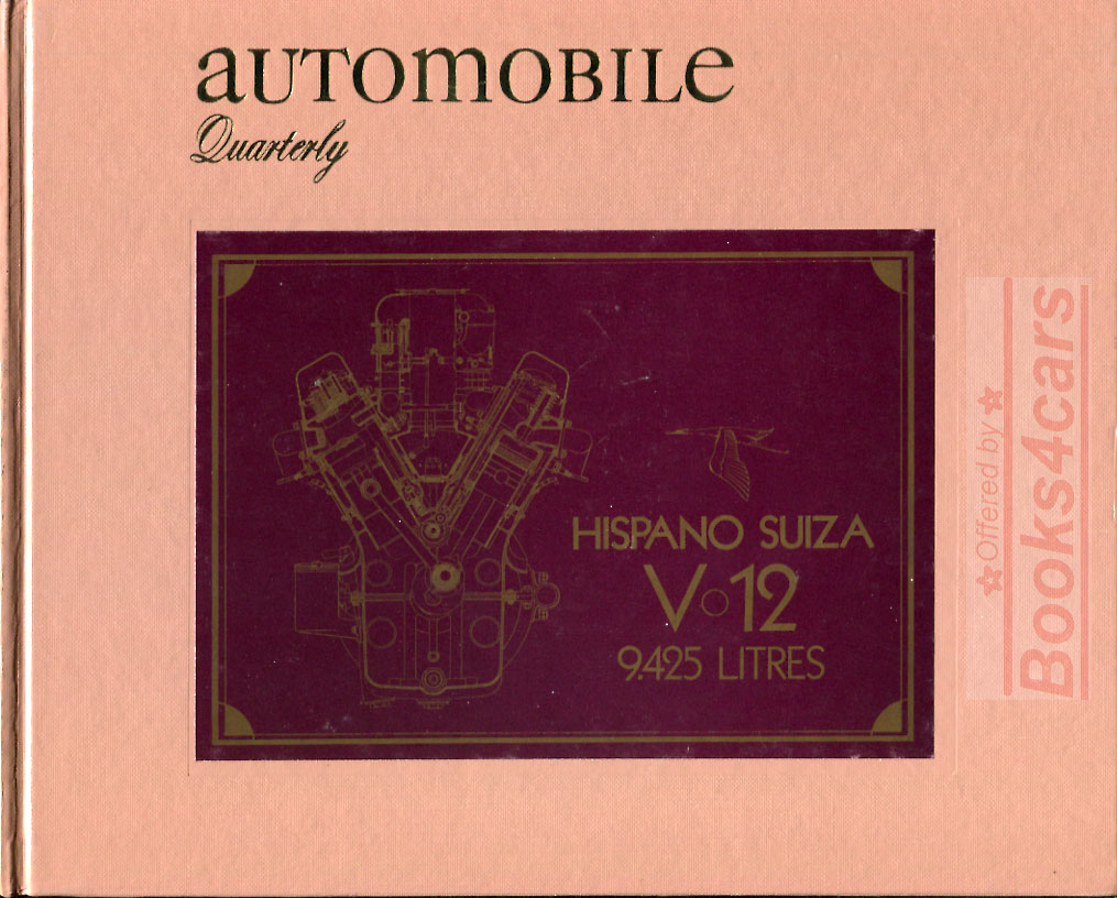 view cover of Volume 16, Issue 2 of Automobile Quarterly featuring Hispano-Suiza V-12, Vintage sportscar racing, A tribute to GM's Ed Cole, Renault LeCar